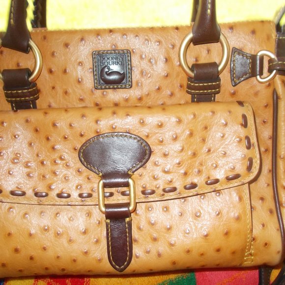 Dooney & Bourke Ostrich Handbag - Picture 8 of 11